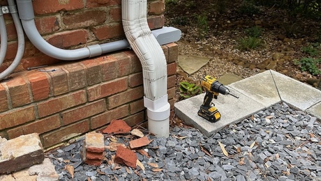 The Downspout Fountain: An Unplanned Home “Improvement”
