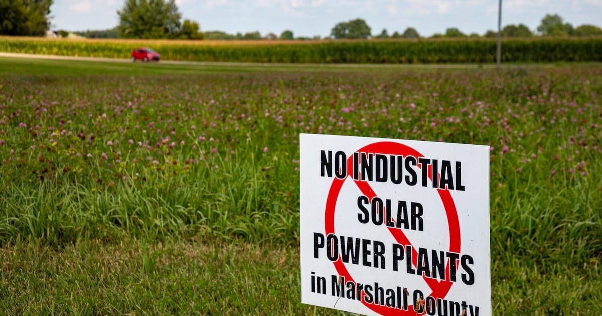 Solar is booming in Indiana. Not everyone is happy about it.
