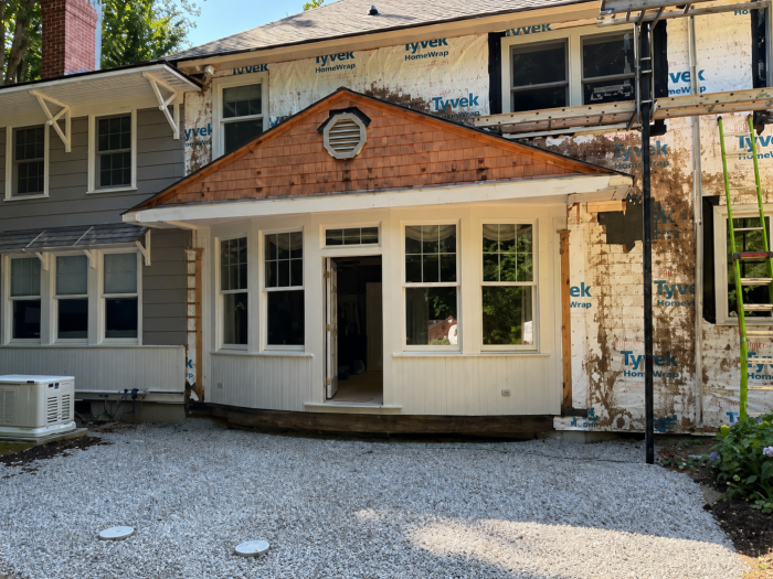 The Pretty Good House Blog: Renovating Existing Walls