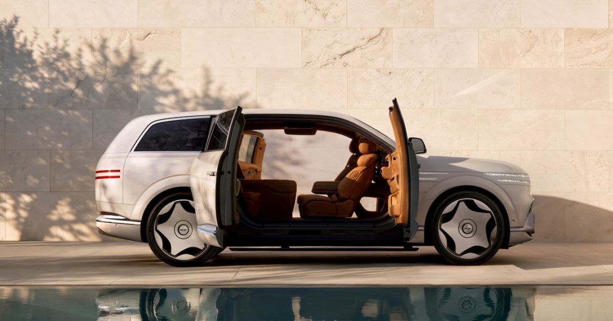The Genesis GV90 takes luxury up a notch with coach doors and all [Images]