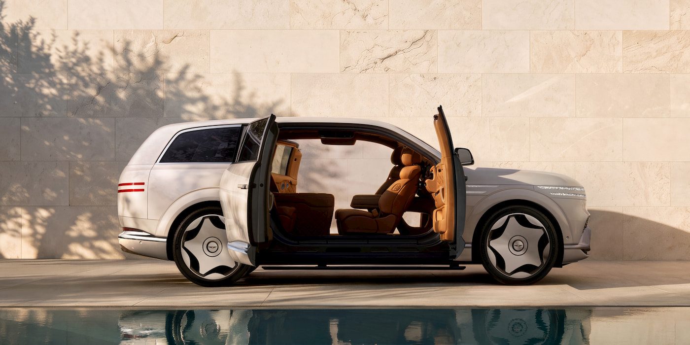The Genesis GV90 takes luxury up a notch with coach doors and all [Images]
