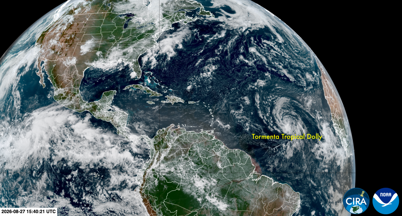 Se forma la tormenta tropical Dolly en el Atlántico