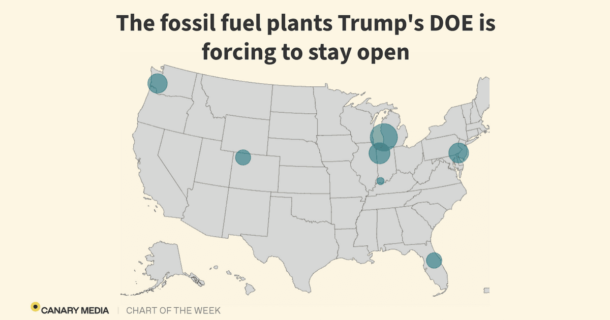Trump’s DOE keeps forcing coal plants to stay open. Here’s the latest.