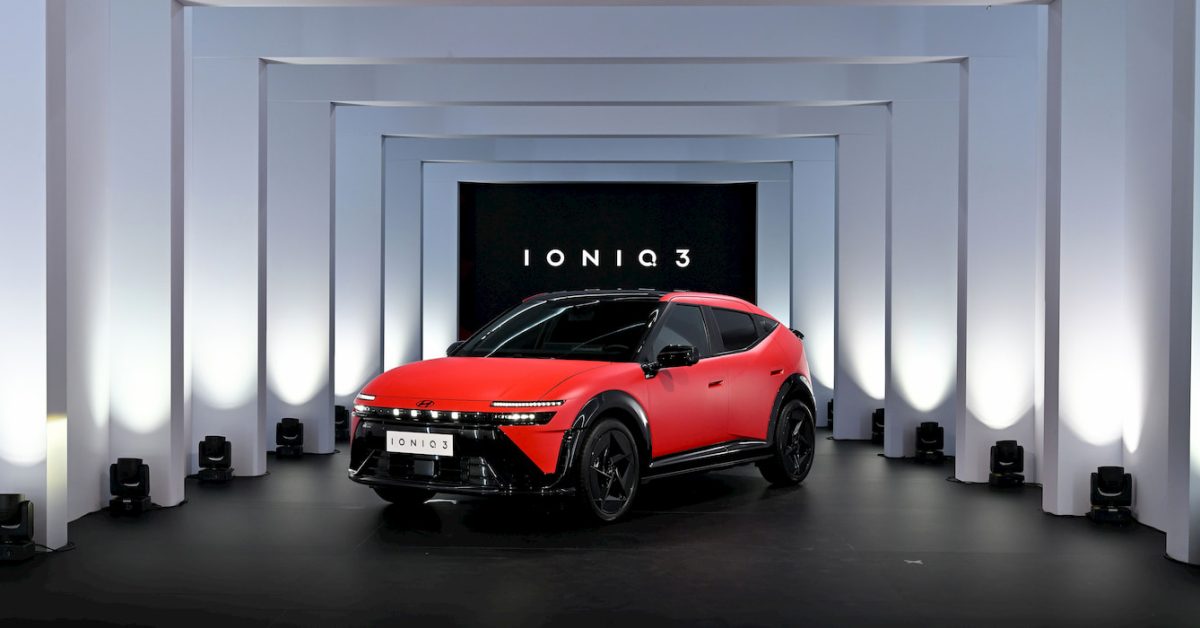 Hyundai opens IONIQ 3 EV orders, starting at about $30,000