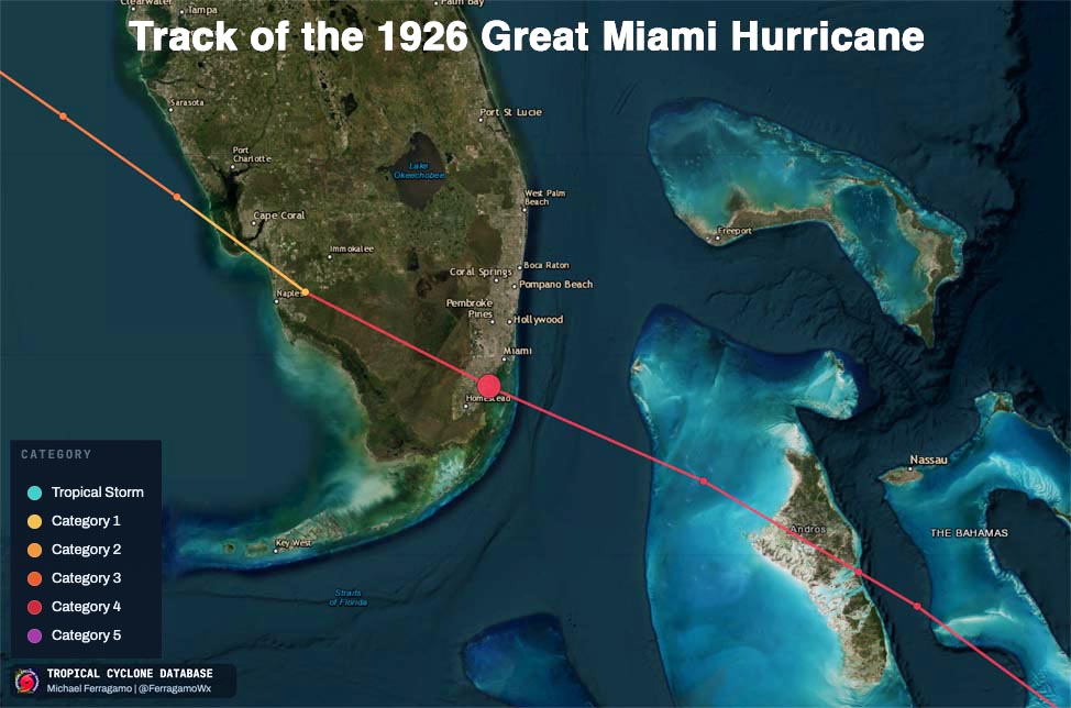 A look back at the devastating Great Miami Hurricane, 100 years later