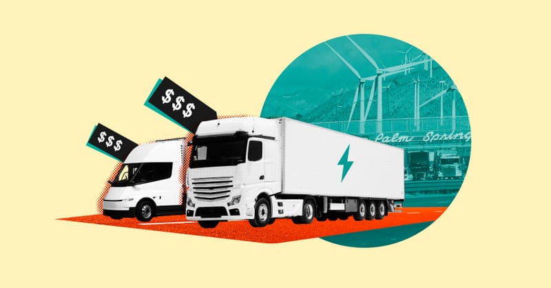 Electric trucks cost too much. California has a law for that.