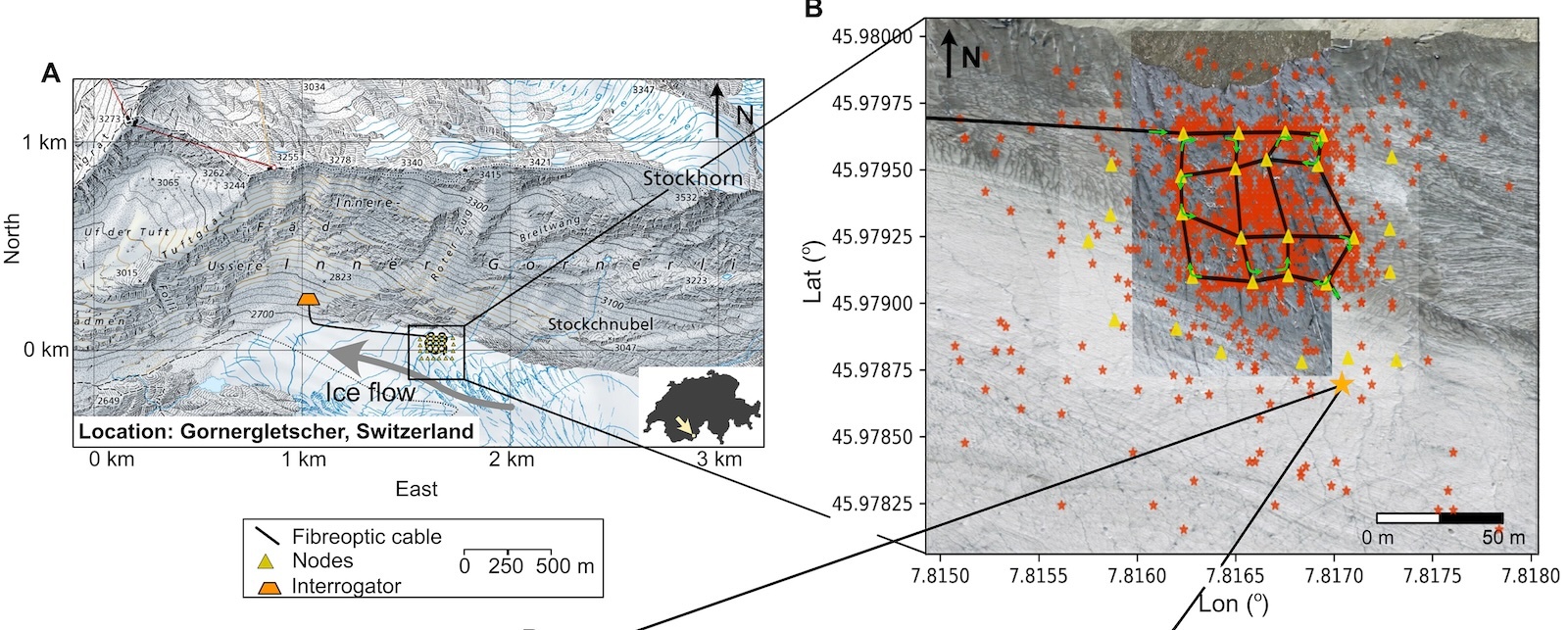 Fiber optic cables reveal ‘icequakes’ in endangered glaciers