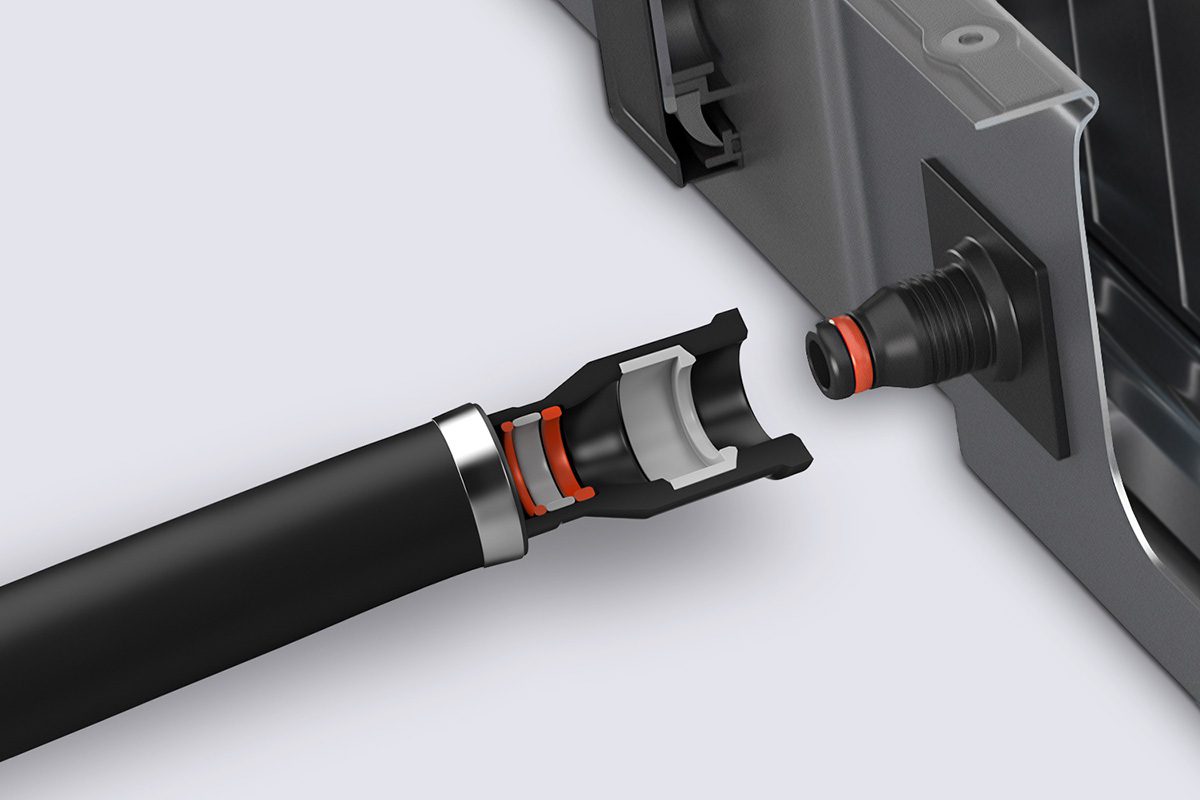 WACKER’s ELASTOSIL LR 3822 silicone rubber exudes oil to ease EV battery coolant seal assembly