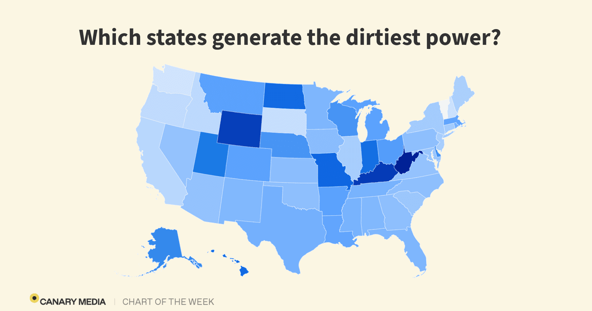 How dirty is the power generated in your state?