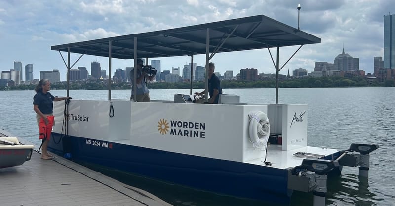 Massachusetts startup floats a versatile new solar boat