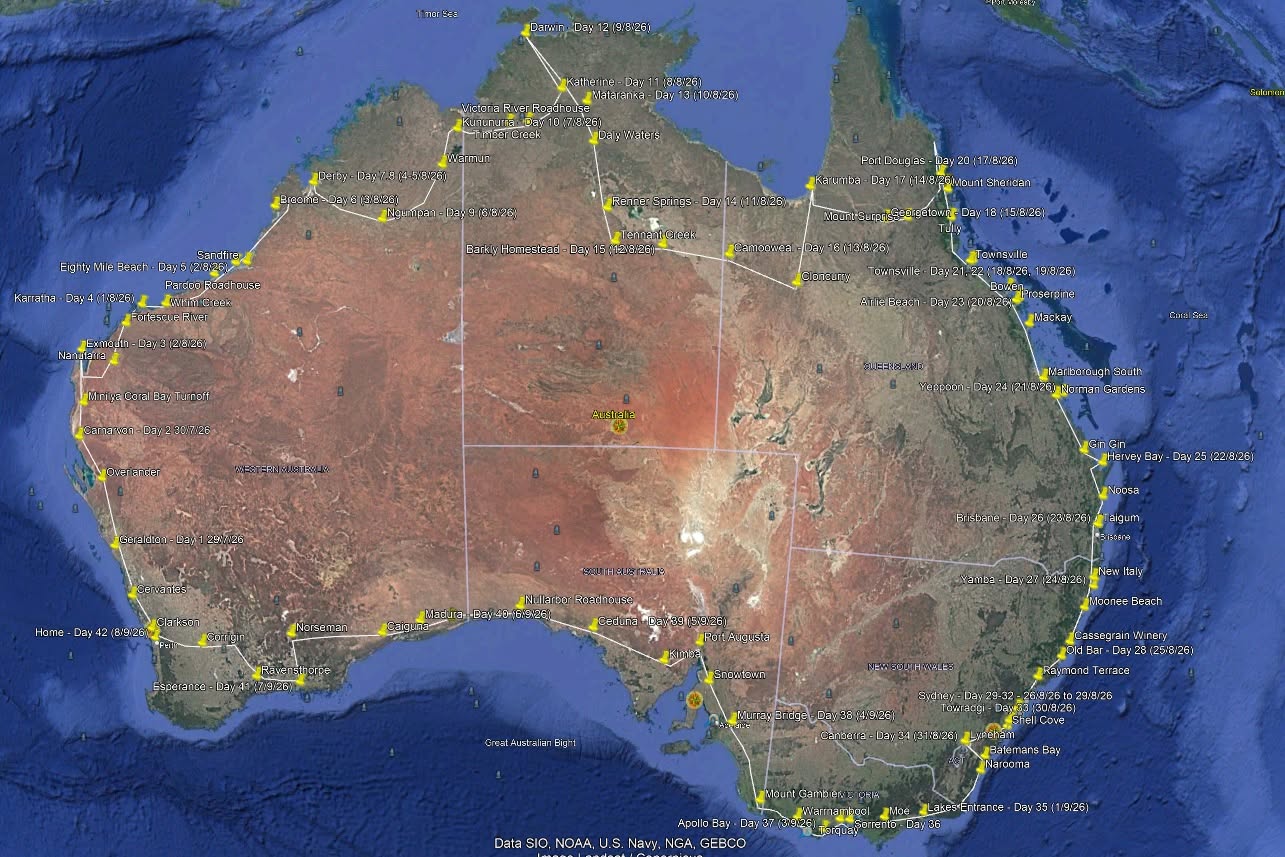SOLARLAP — Around Australia on Green Power