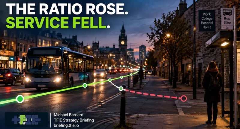 Britain’s Buses Became More “Productive” While Running Less Service