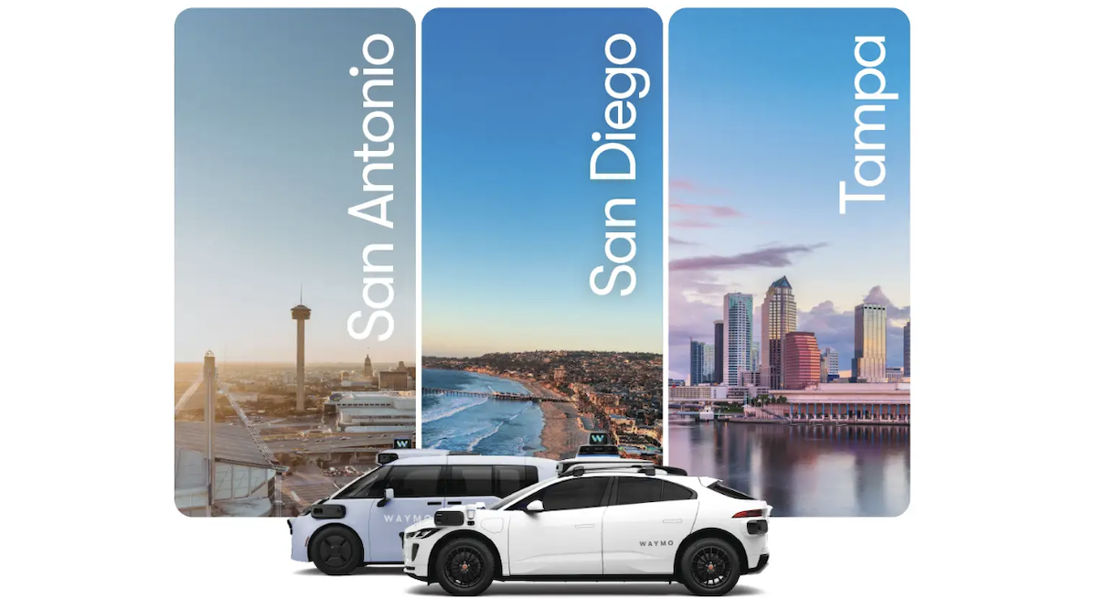 Waymo Opens To Everyone In San Antonio, San Diego, & Tampa