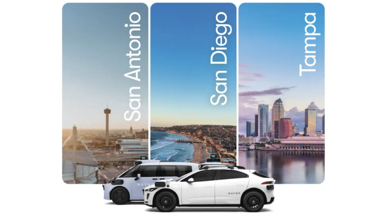 Waymo Opens To Everyone In San Antonio, San Diego, & Tampa