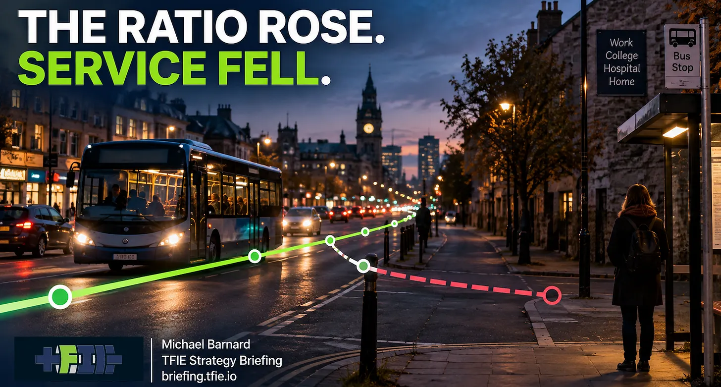 Britain’s Buses Became More “Productive” While Running Less Service