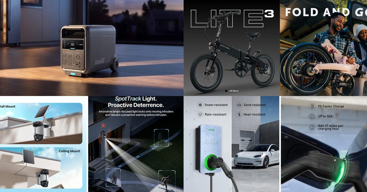 Anker launches ‘world’s longest lasting’ 5,024Wh power station with $2,150 exclusive savings, Lectric XP Lite3 e-bike launch, more