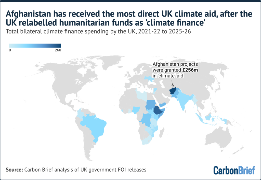 Analysis: How the UK spent more than £11.6bn on climate aid since 2021